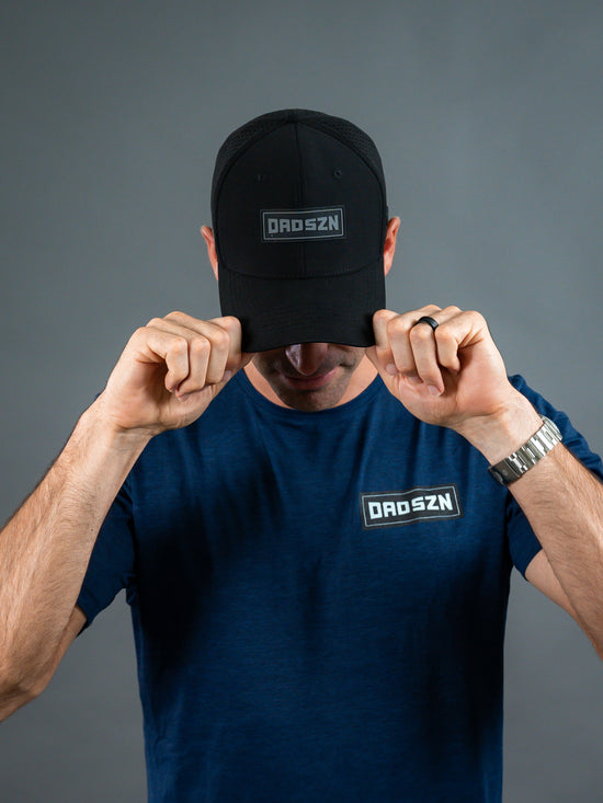 DAD SZN Modern Performance Hat - Black