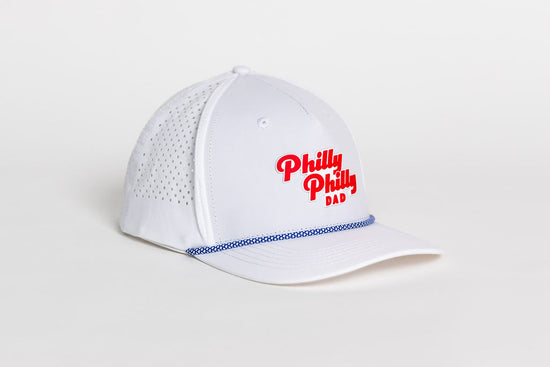Philly Philly Dad Performance Rope Hat - White / Red