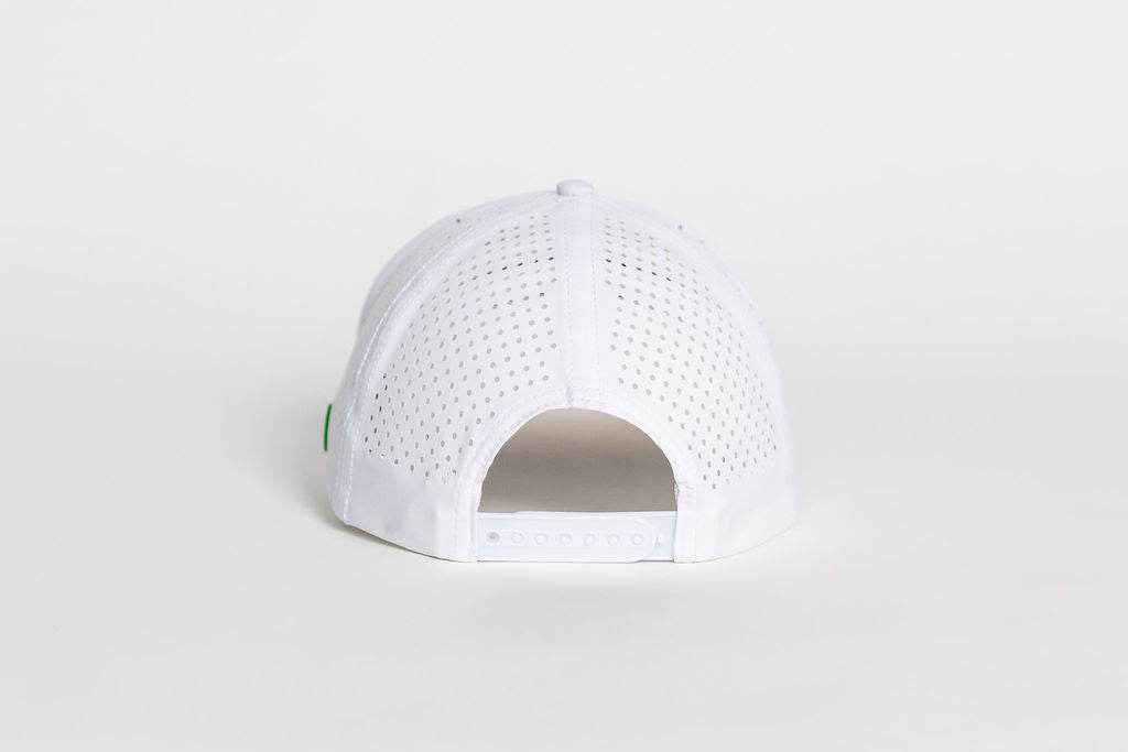 Broken Club Performance Golf Hat - White