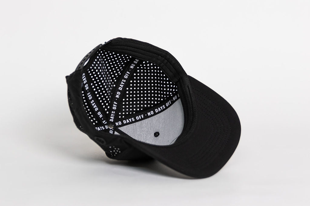 OG Black Dad SZN Performance Hat - White Logo