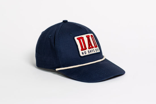 DAD No Days Off Hat - Blue/Red/White