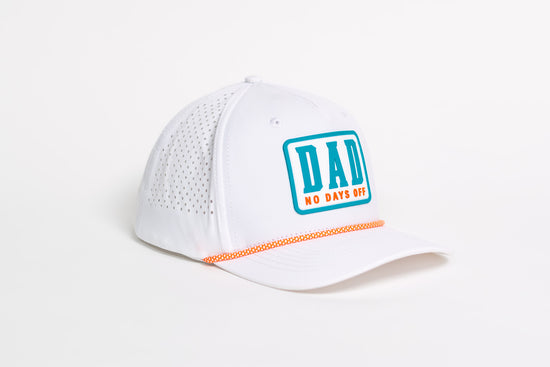 DAD SZN Core Performance Rope Hat - White