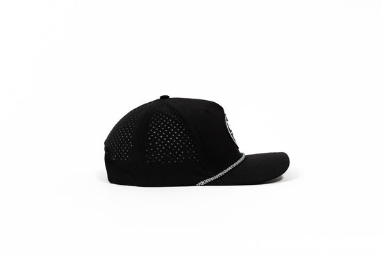 OG Black Dad SZN Performance Hat - Black Logo w/ Rope