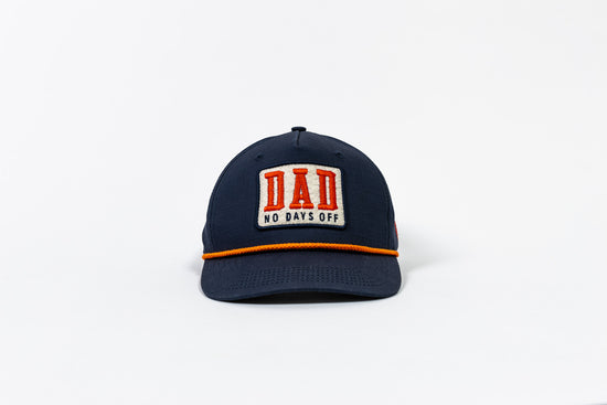 DAD No Days Off Hat - Blue/Orange