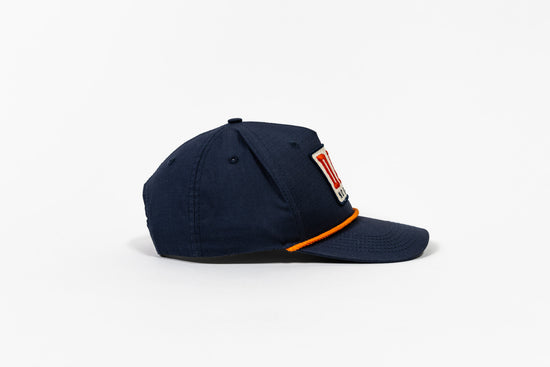 DAD SZN Patch Rope Hat - Navy / Orange
