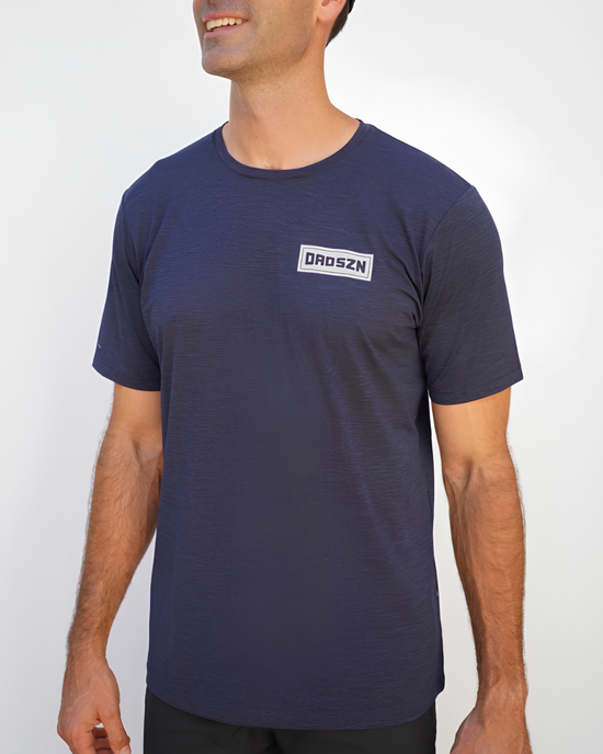 DAD SZN Everyday Performance Tee – Midnight Heather
