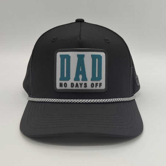 DAD No Days Off Performance Hat - Black/Midnight Green/Grey