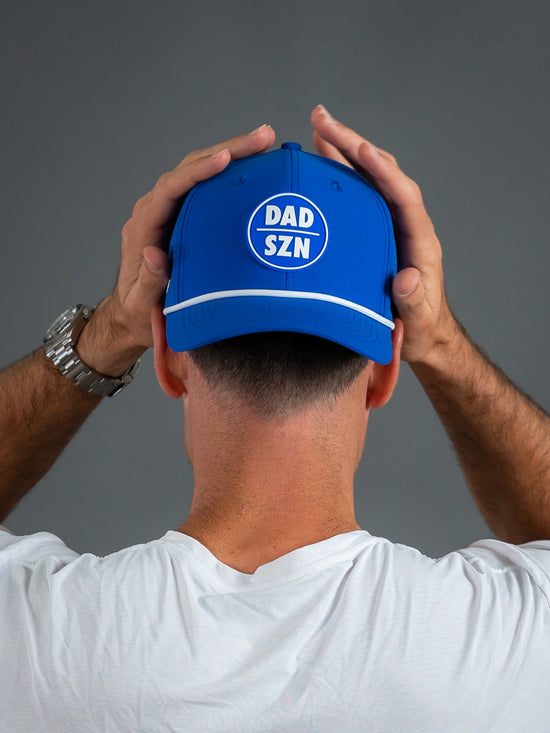 DAD SZN Modern Performance Rope Hat - Electric Blue / White