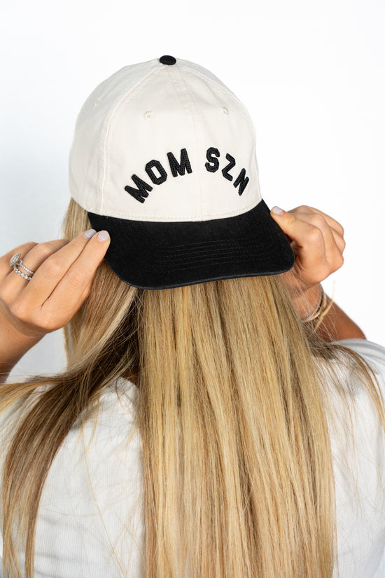 MOM SZN Essential Hat – Cream/Black