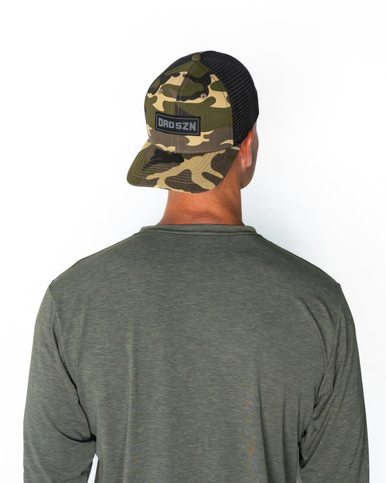DAD SZN Classic Trucker Hat – Traditional Camo