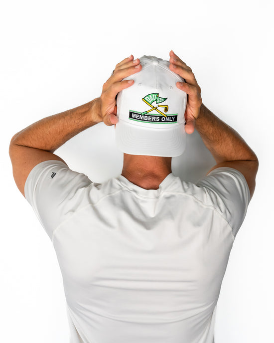 DAD SZN Members Only Golf Hat - White
