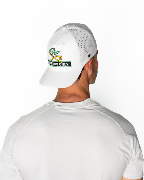 DAD SZN Members Only Golf Hat - White