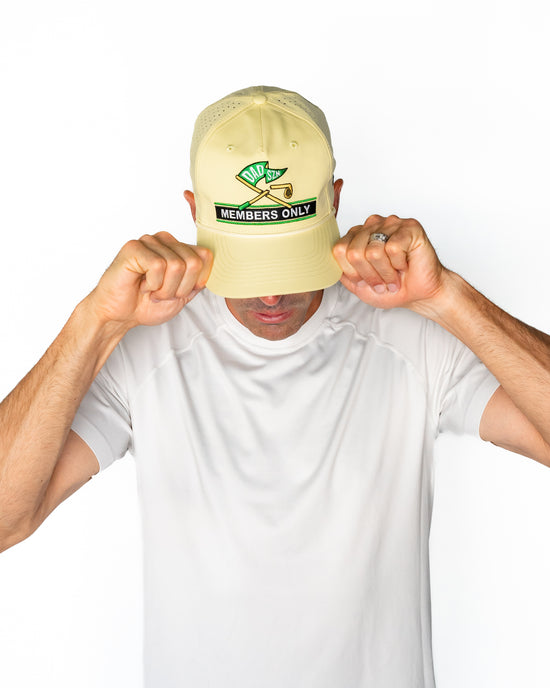 DAD SZN Members Only Golf Hat - Soft Yellow