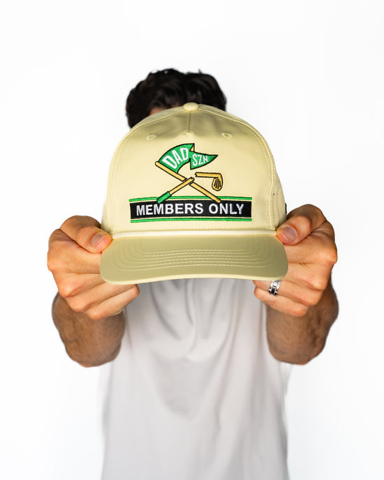 DAD SZN Members Only Golf Hat - Soft Yellow