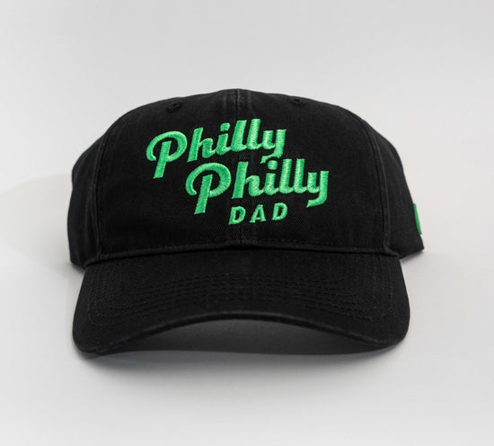 Old School Philly Philly Dad Hat - Adjustable Black Buckle