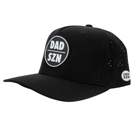 OG Black Dad SZN Logo on Black Hat