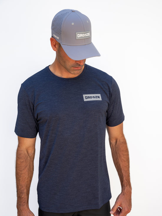 DAD SZN Everyday Performance Tee – Midnight Heather