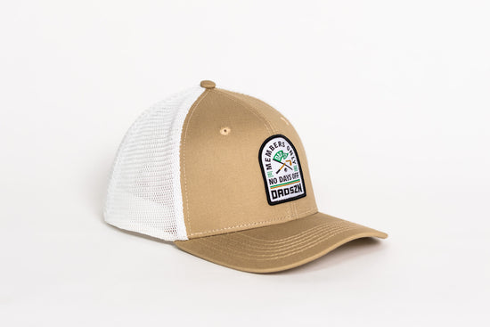 DAD SZN Golf Hat - Tan (Patch)